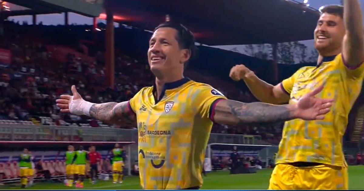 (VIDEO) ¡Apareció el goleador! Lapadula abrió el marcador para Cagliari ante Peruggia