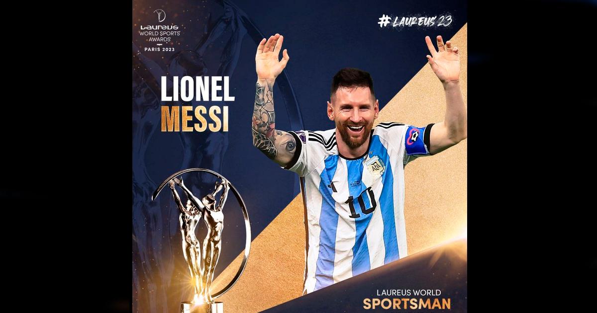 ¡Lionel Messi ganó Premio Laureus como mejor deportista masculino de 2022!