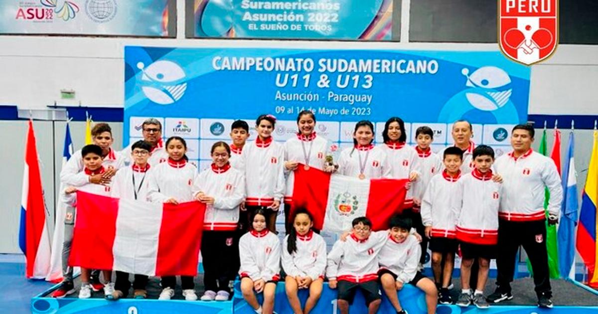 Perú consiguió medalla de oro en Sudamericano de tenis de mesa