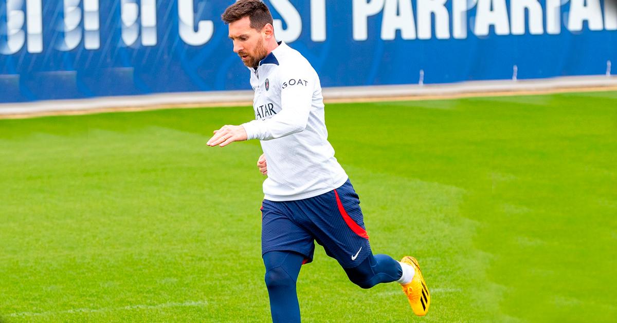 ¡Pegó la vuelta!  Lionel Messi se reintegró a los entrenamientos del PSG