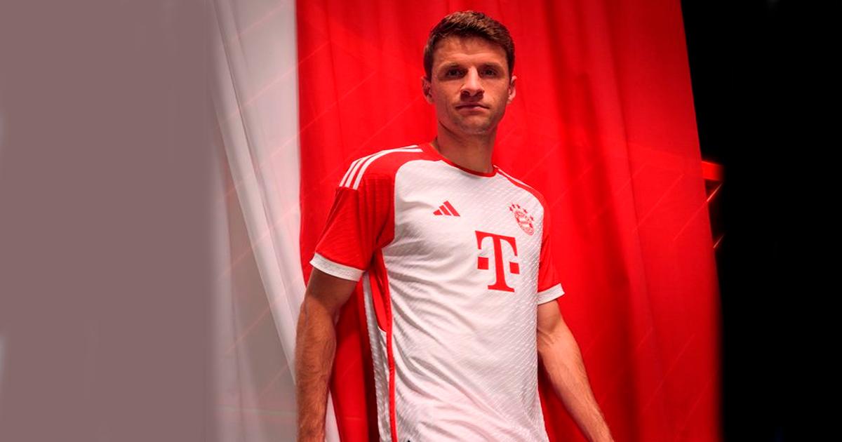 Bayern Múnich presentó su nueva camiseta para la próxima temporada