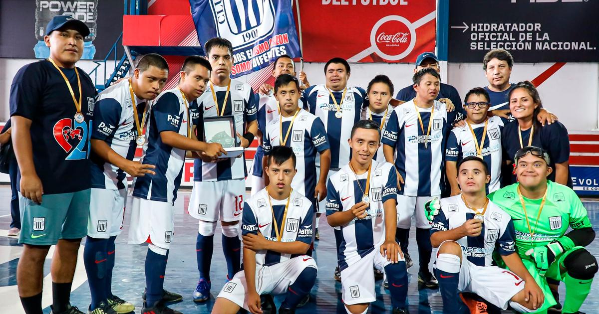 Alianza Lima quedó segundo en Liga de Futsal Down de Lima y Callao