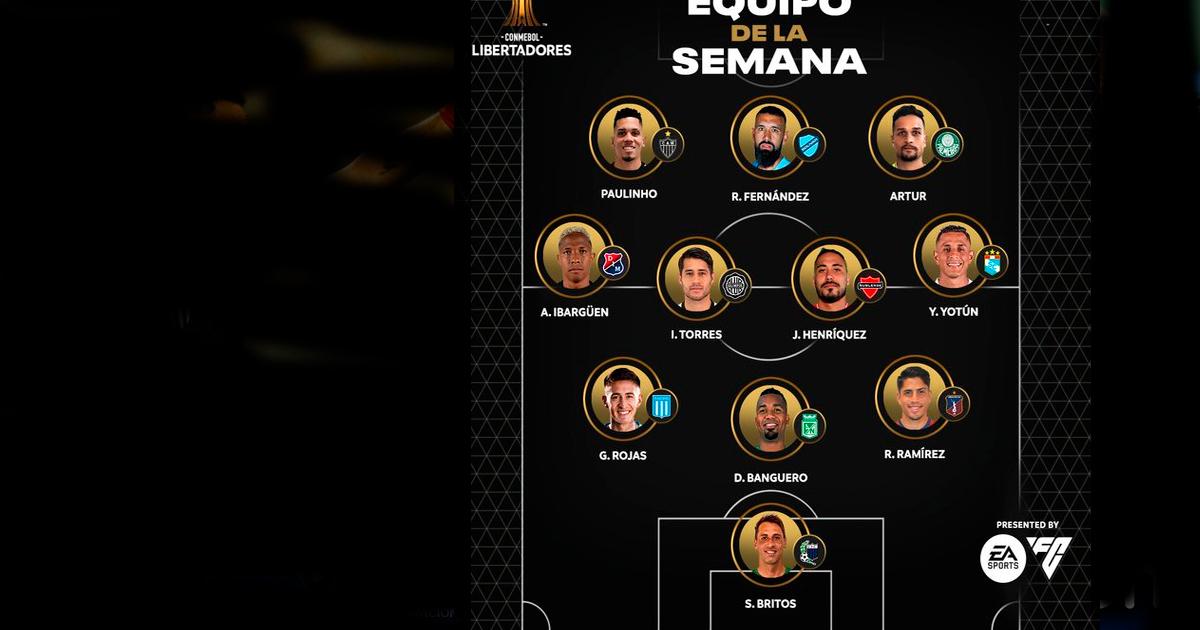 ¡Buena 'Yoshi'! Yotún figura en el equipo ideal de la 4ta. fecha de la Libertadores