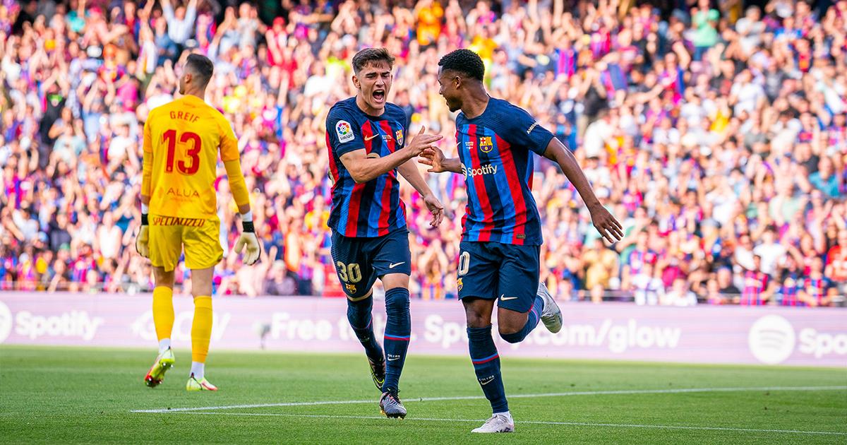 Barcelona goleó 3-0 al Mallorca y se despidió del Camp Nou