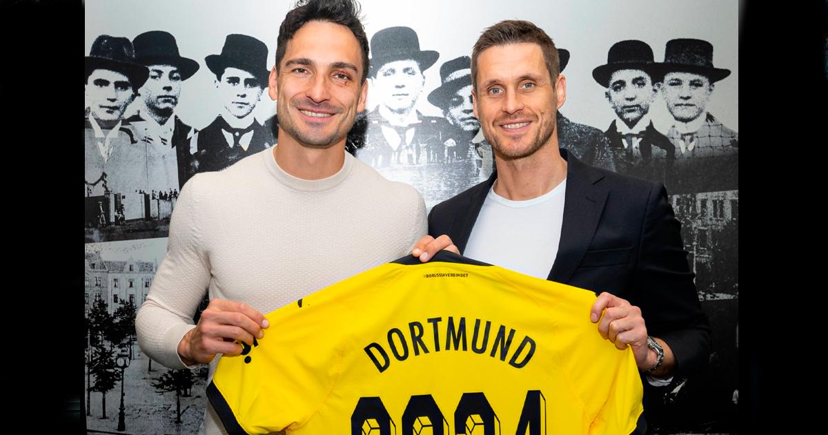 Hummels amplió su vínculo con Dortmund hasta el 2024