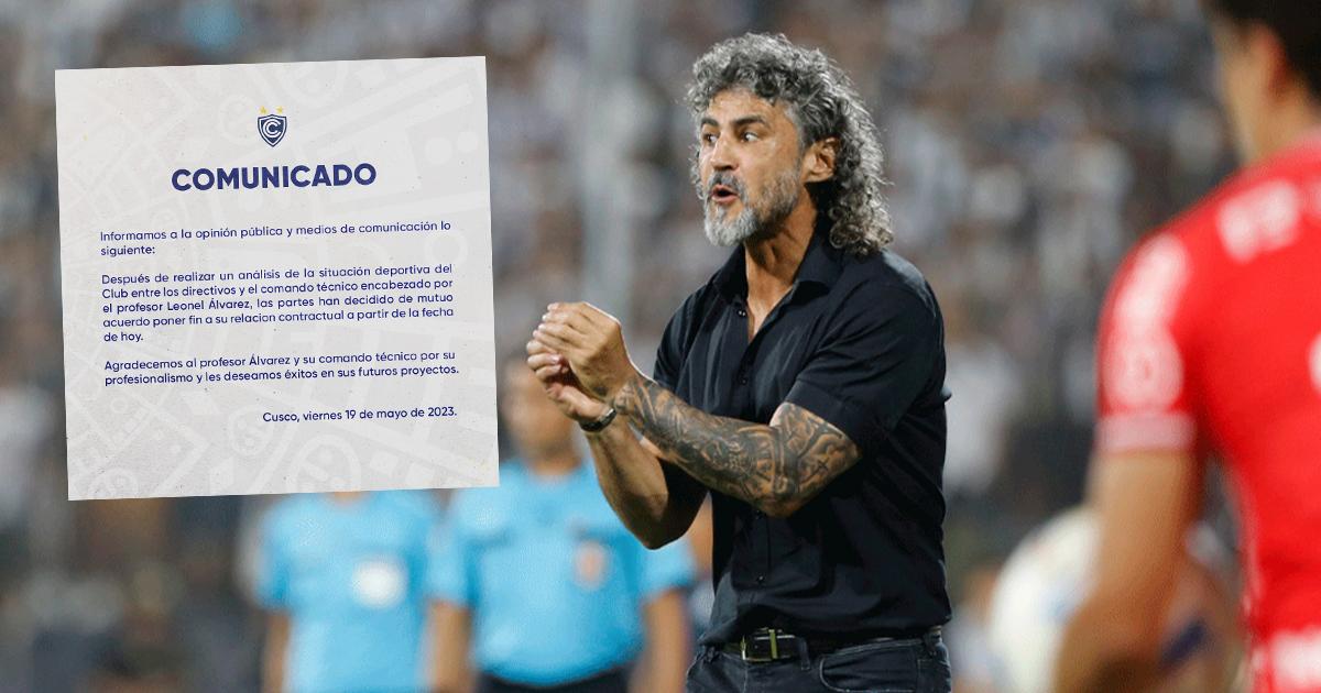 Otro DT fuera: Leonel Álvarez dejó de ser técnico de Cienciano