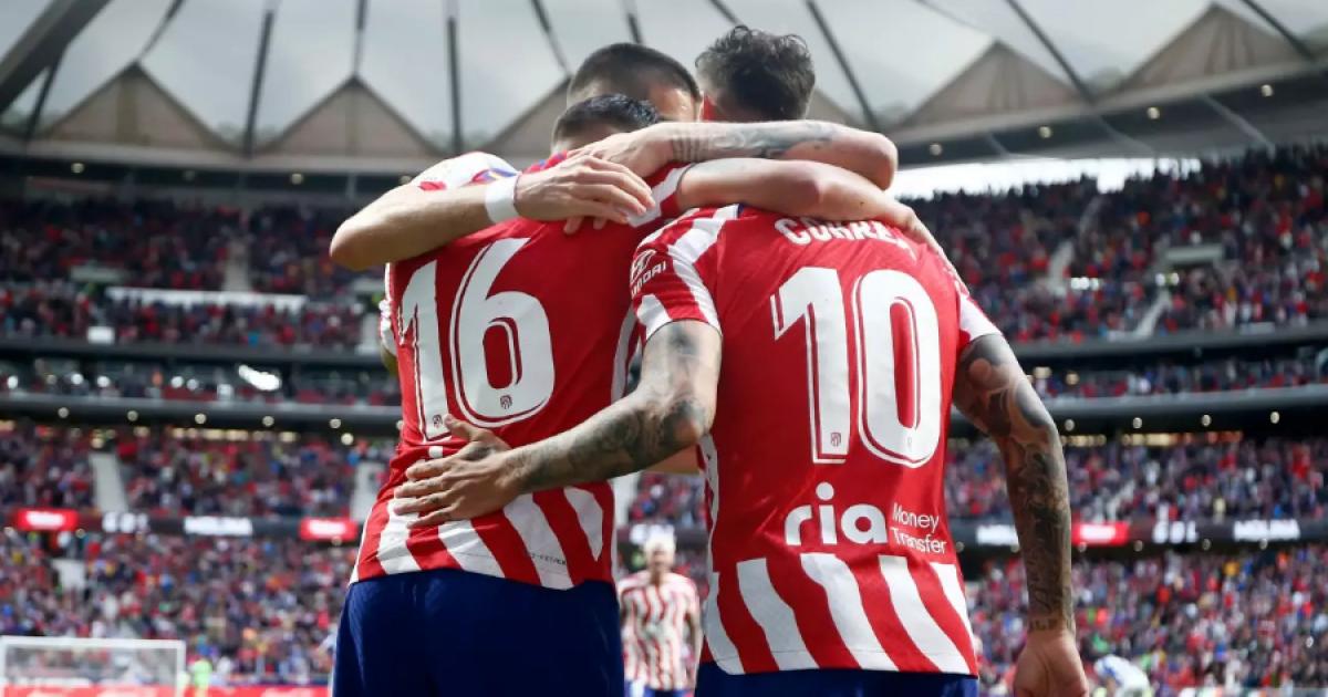 Atlético de Madrid venció por 2-0 a la Real Sociedad por la penúltima fecha de la Liga española