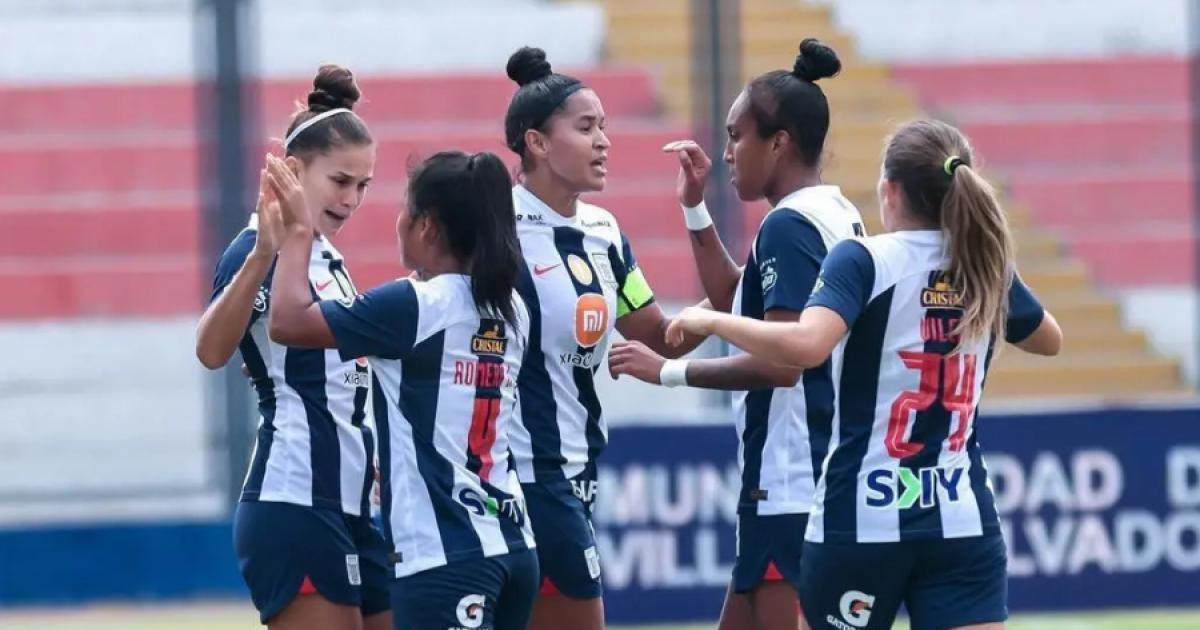 ¡Goleó sin piedad!  Alianza Lima apabulló por 6-0 a A. Trujillo por el fútbol femenino