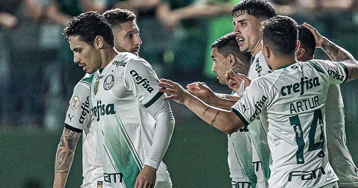 (VIDEO) Palmeiras goleó 5-0 a Goiás y acecha la cima del Brasileirao