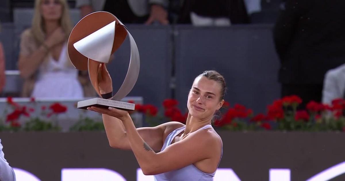Sabalenka se quedó con el torneo de Miami