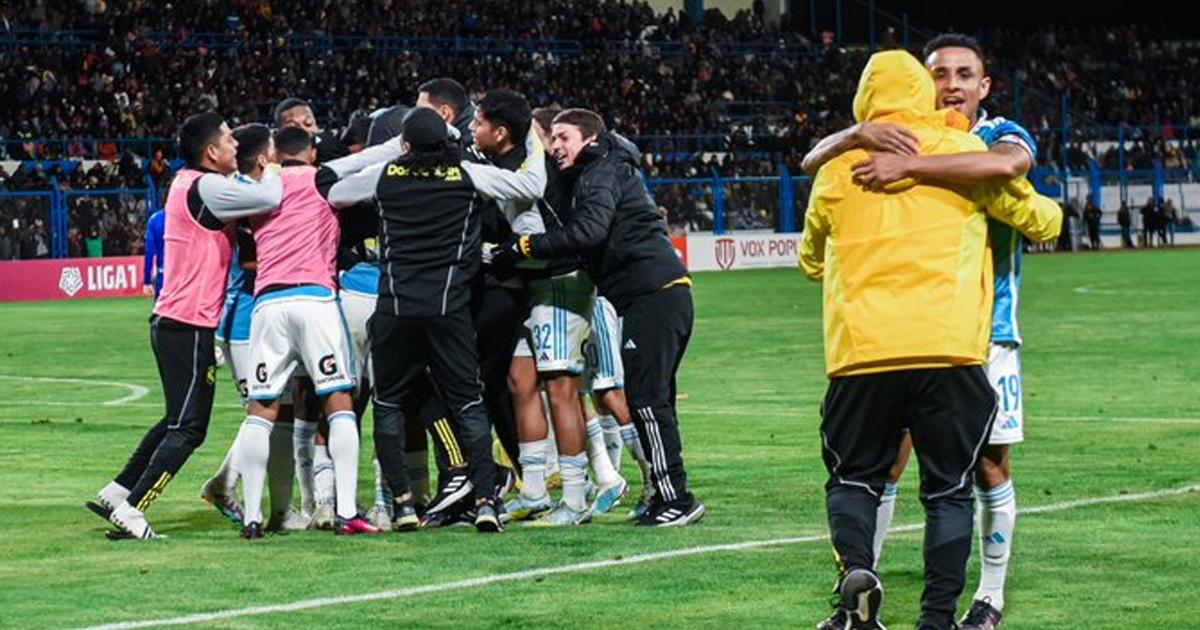 (FOTOS) Triunfo de altura: Sporting Cristal venció en el último minuto a Binacional en Juliaca