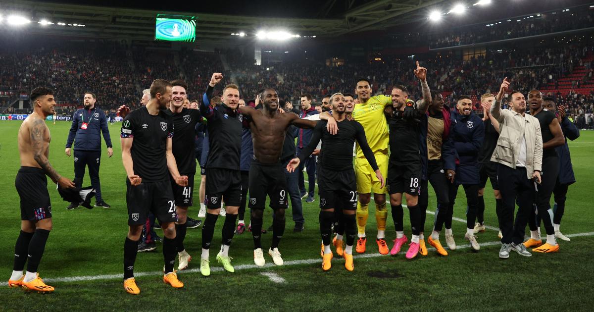 (VIDEO) West Ham triunfó a domicilio y avanzó a la final de la Conference League