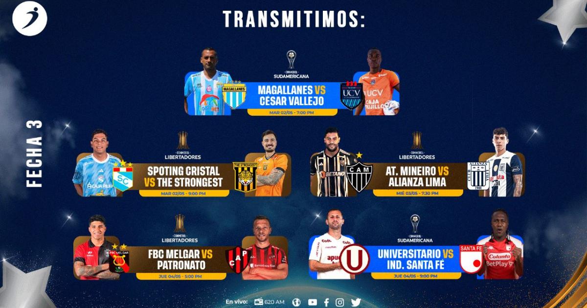 ¡Vive los partidos por Libertadores y Sudamericana al mejor estilo de Ovación!