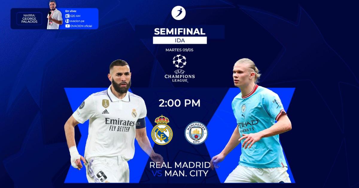 ¡Vive el Real Madrid vs. Manchester City por las semifinales de la Champions al estilo de Ovación!