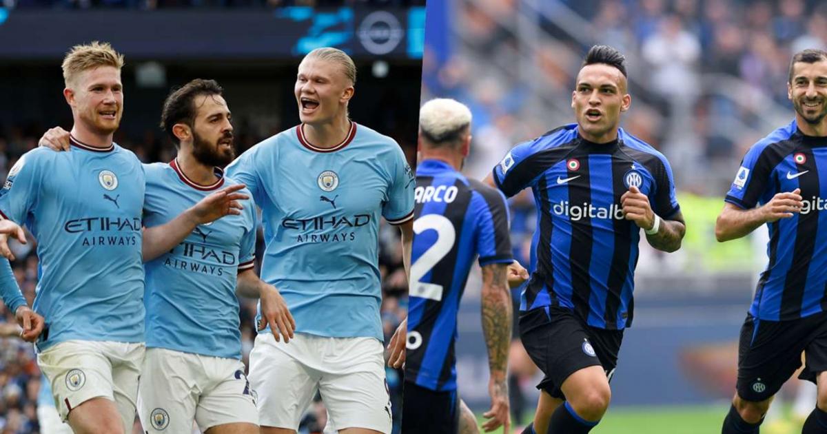 Conoce las alineaciones confirmadas del choque entre Manchester City e Inter de Milán