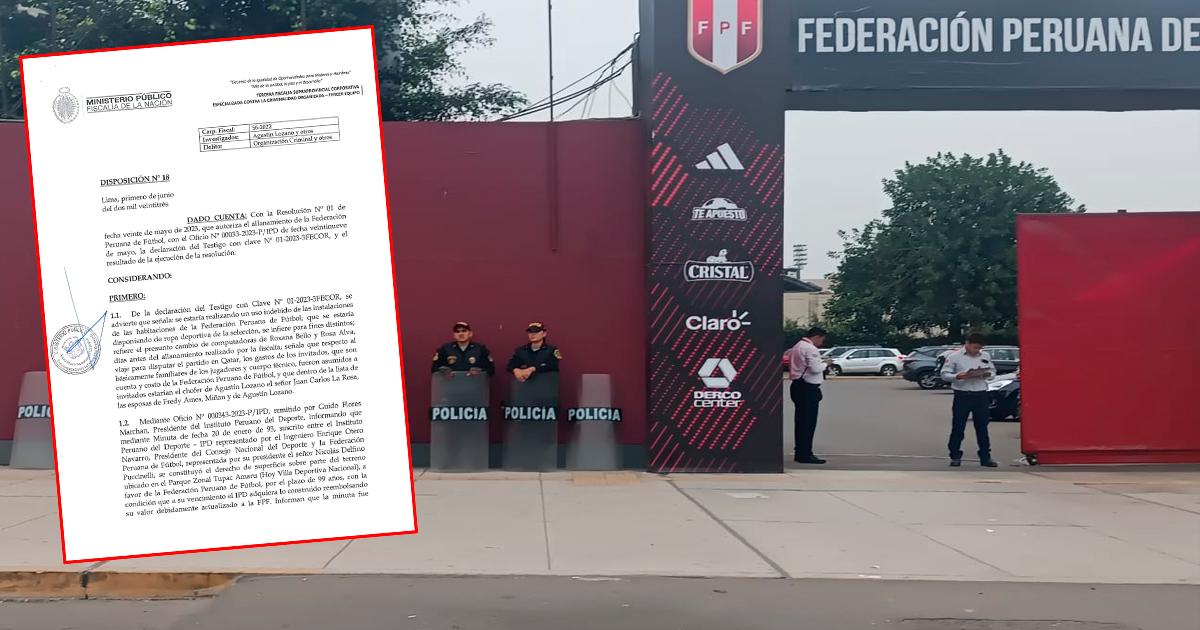 Aparecen más detalles de investigación a FPF por colaboración eficaz de testigo