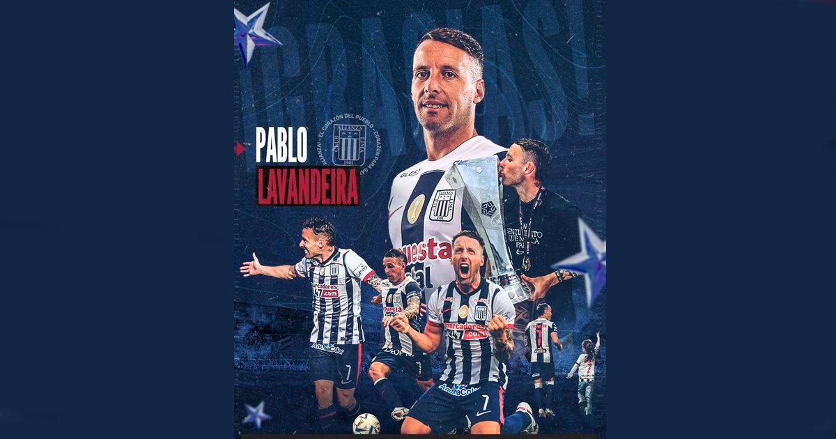 Alianza Lima y su emotiva despedida a Lavandeira: "¡Gracias por todo, Pablo!"