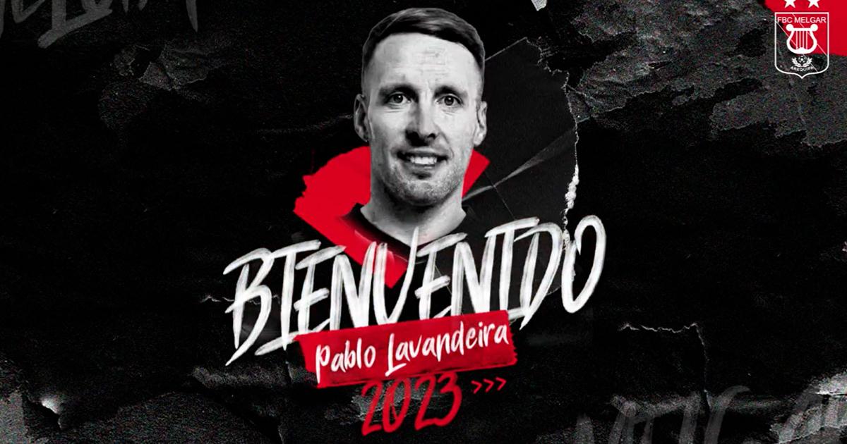 Oficialmente rojinegro: Melgar presentó a Lavandeira como refuerzo