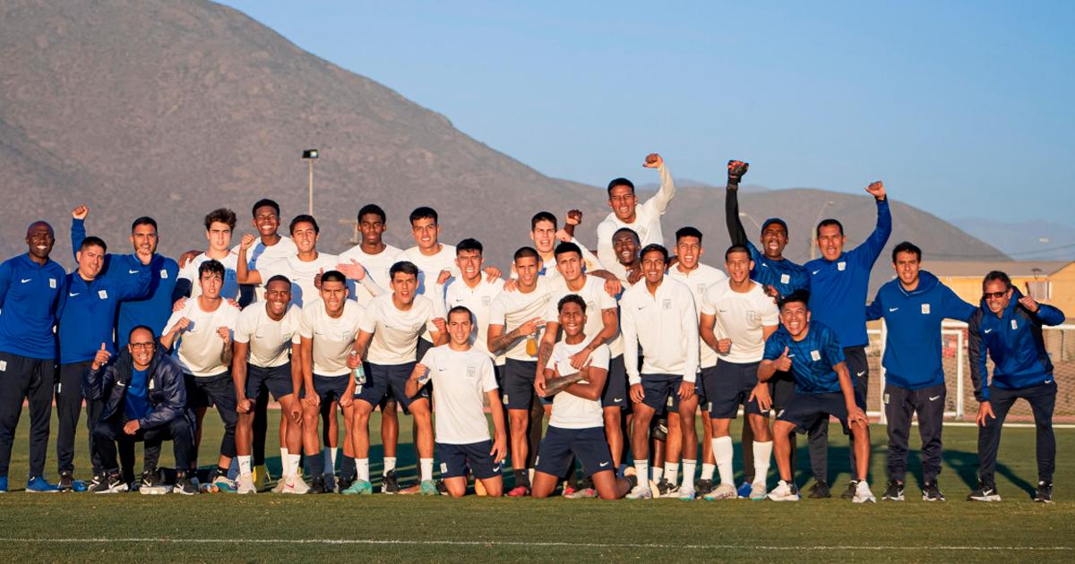 Alianza Lima Sub 20 quedó listo para su choque de mañana ante O'Higgins por Copa Libertadores
