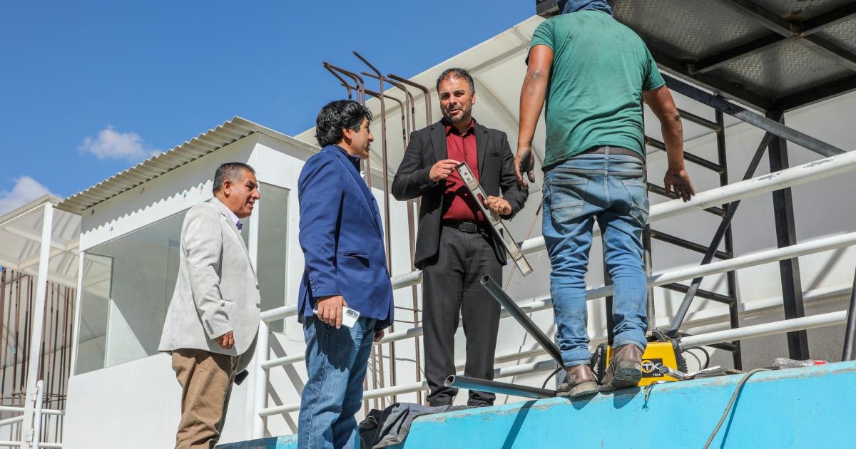 (FOTOS) Se intensifican trabajos para que el VAR esté presente en Estadio Unión Tarma