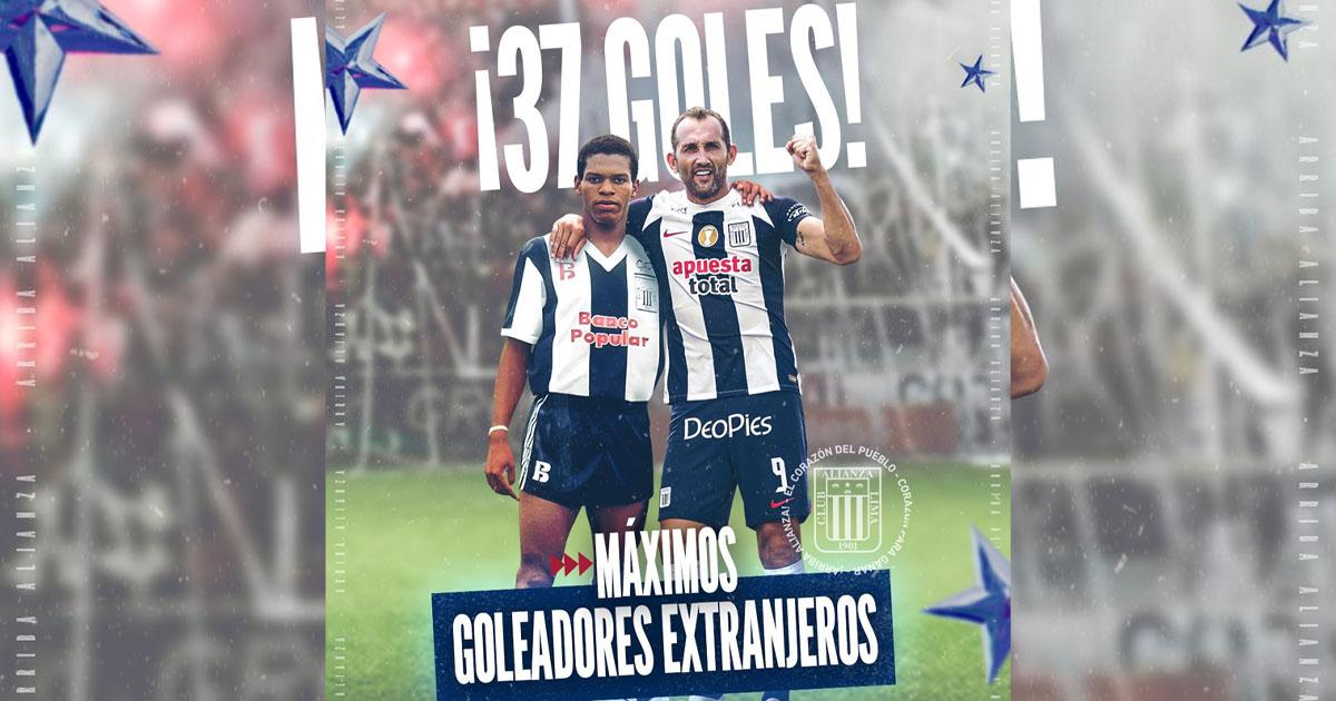 Barcos igualó récord como máximo goleador extranjero en Alianza