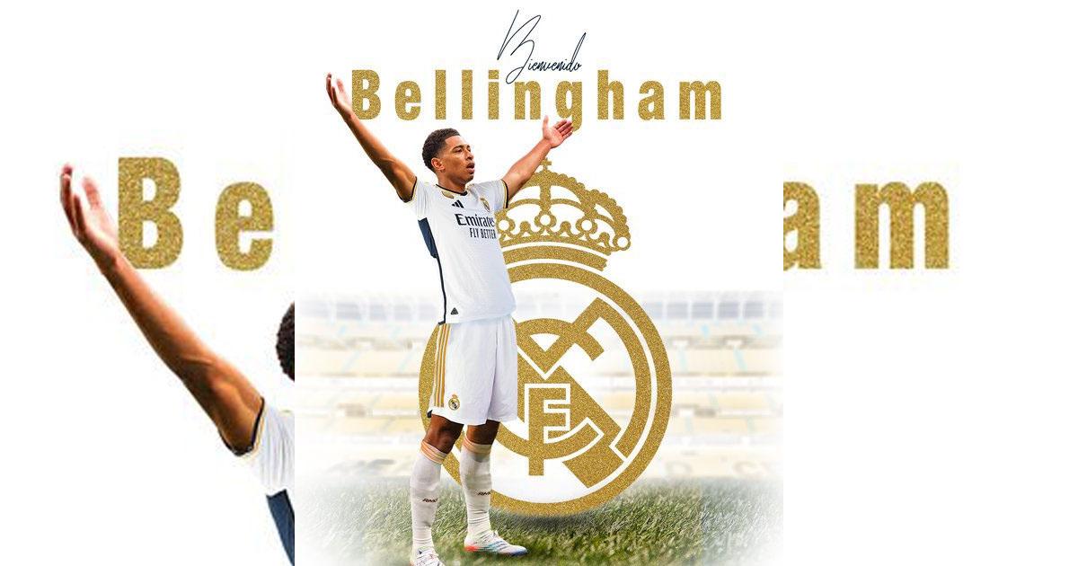 Bellingham fue oficializado en el Real Madrid