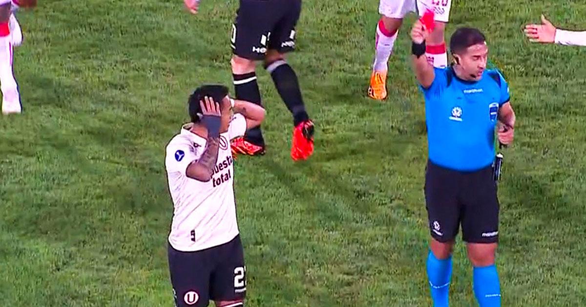 (VIDEO) ¡Cabanillas vio la roja apenas a los 12 minutos!