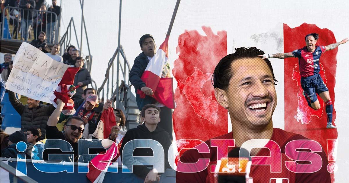 Cagliari agradeció a hinchas peruanos por el apoyo esta temporada