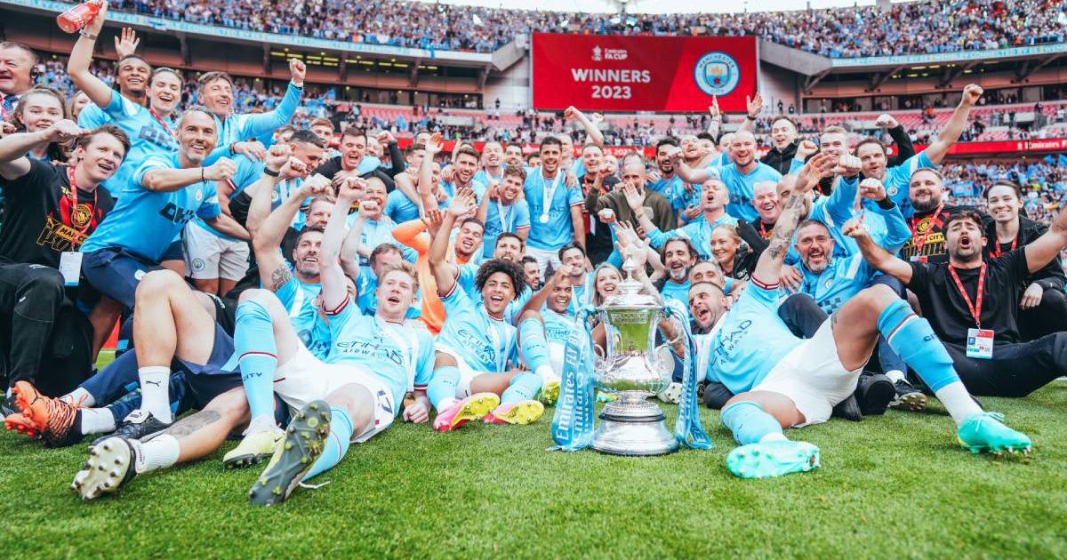 (VIDEO) Manchester City levantó la FA Cup frente al Manchester United y ahora va por la Champions