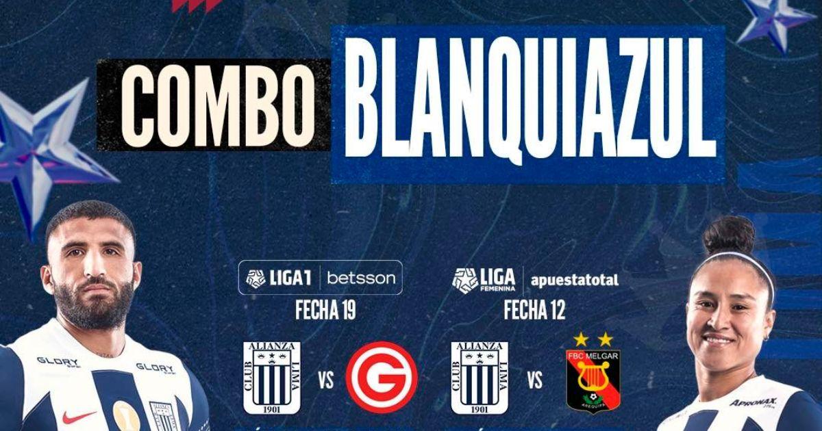 Alianza presentó 'Combo Blanquiazul' para partidos de la Liga1 Betsson y la Liga Femenina
