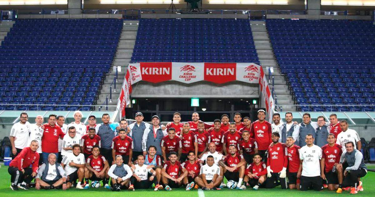 (FOTOS)Selección peruana reconoció el Panasonic Suita y quedó lista para medirse a Japón
