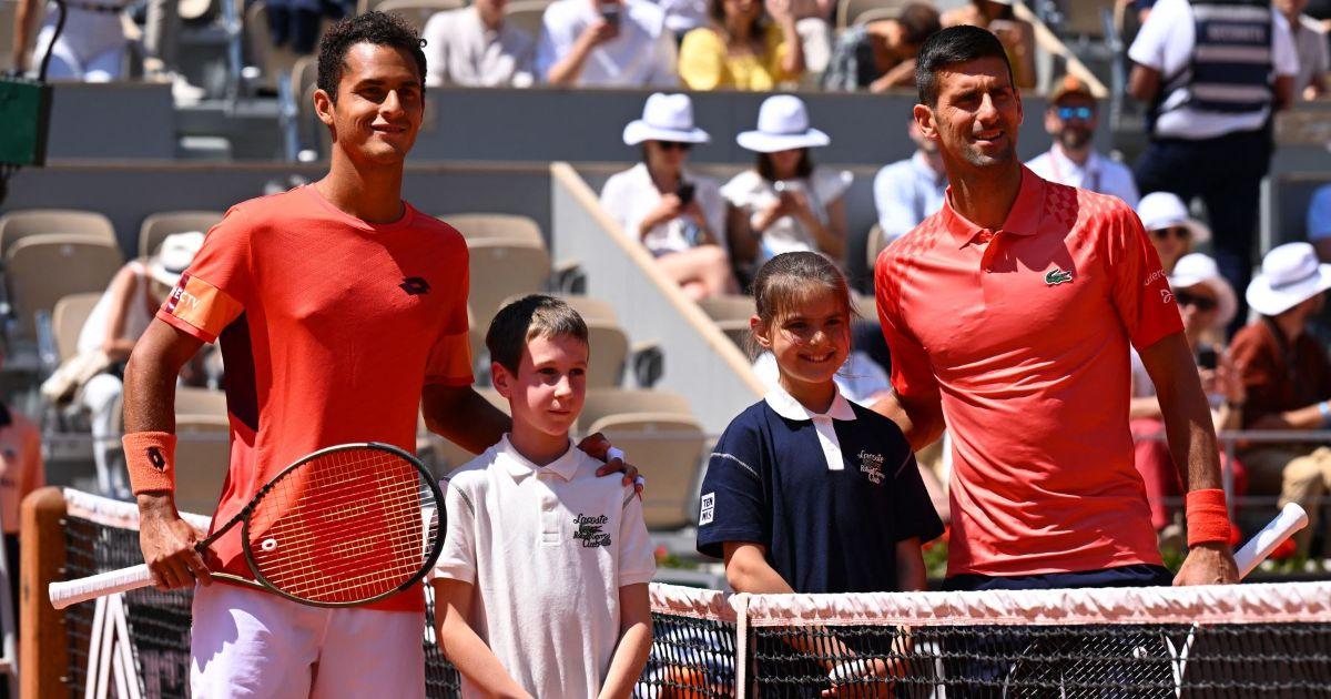 ¡Con la cabeza en alto! Juan Pablo Varillas se despidió de Roland Garros al caer ante Novak Djokovic