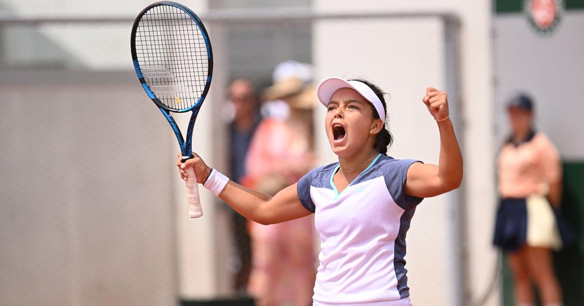 ¡Histora pura! Lucciana Pérez se metió a la gran final del Roland Garros Junior