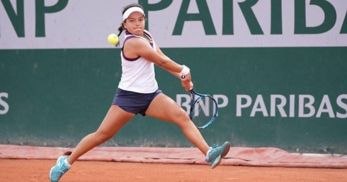 Peruana Lucciana Pérez debutó con triunfo en el cuadro de Juniors de Roland Garros