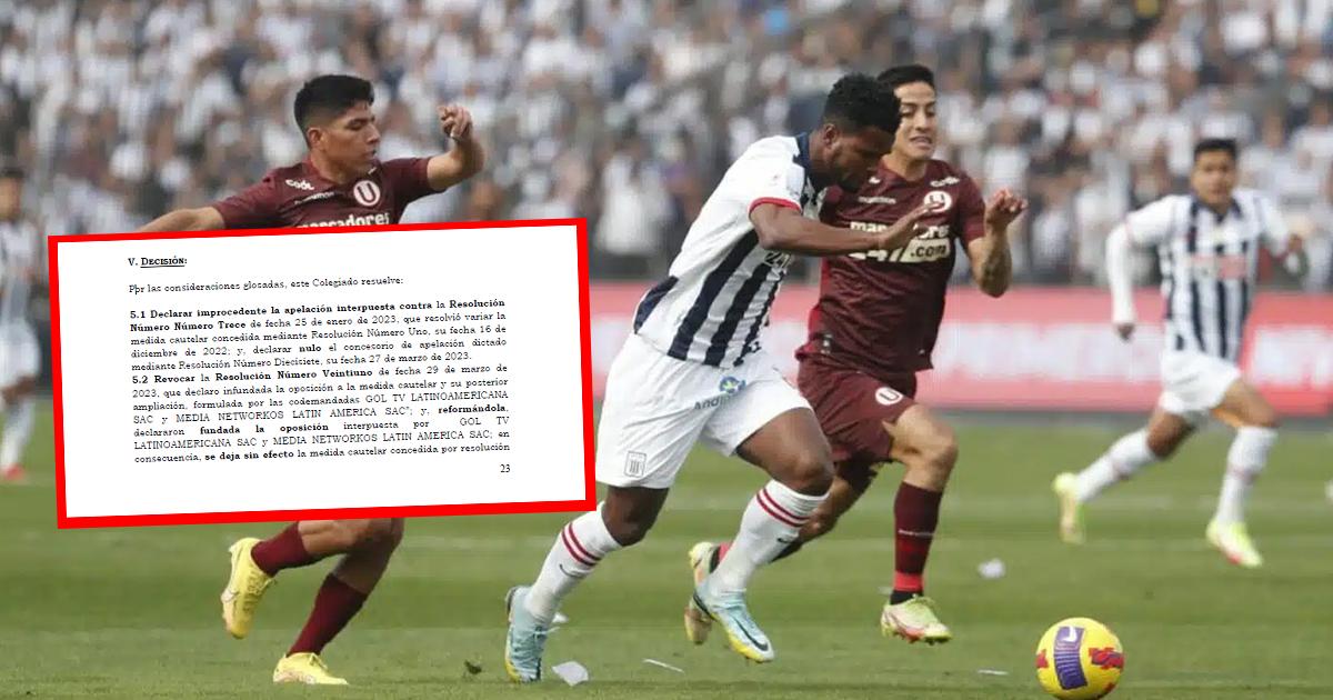 Corte Superior de Justicia de Lima anuló medida cautelar de FPF sobre derechos televisivos