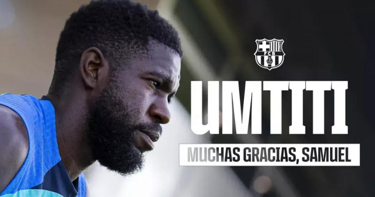 Barcelona oficializó salida del defensor Samuel Umtiti