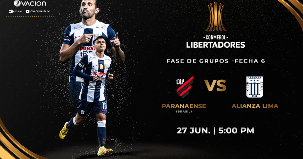 ¡Vive el Paranaense vs. Alianza Lima por la Libertadores al estilo de Ovación!