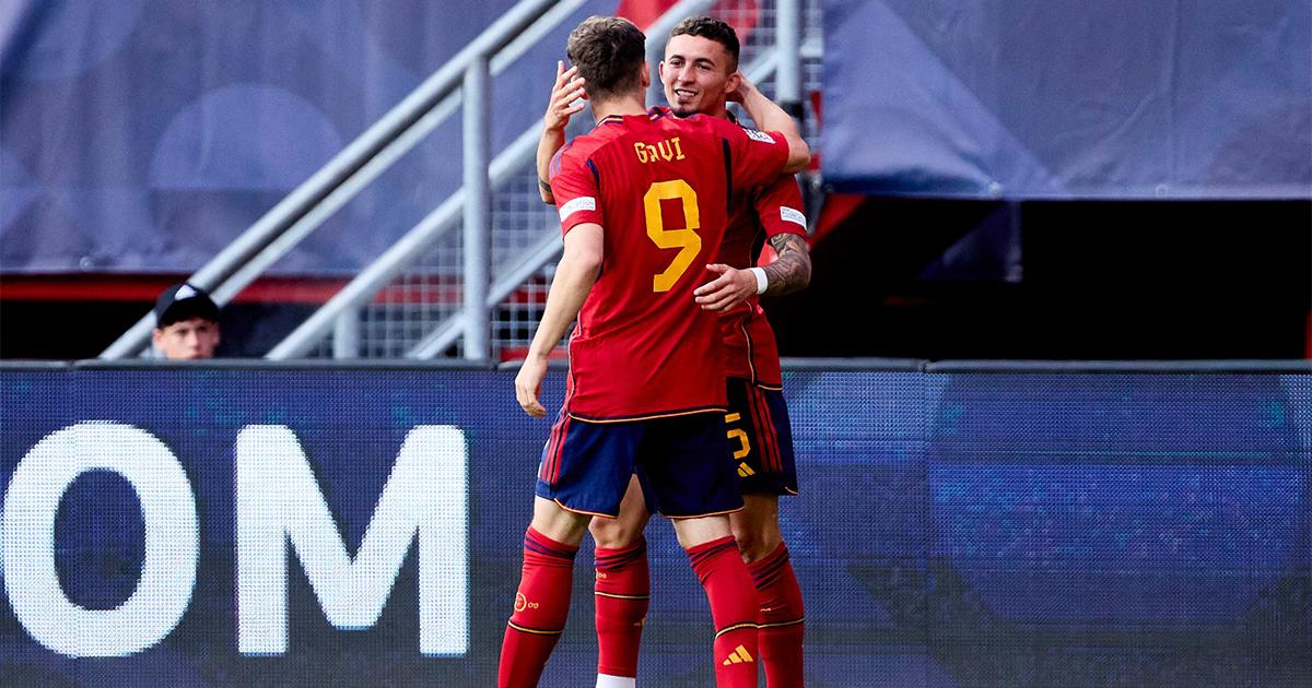 (FOTOS) España venció a Italia y se metió a la final de la Nations League