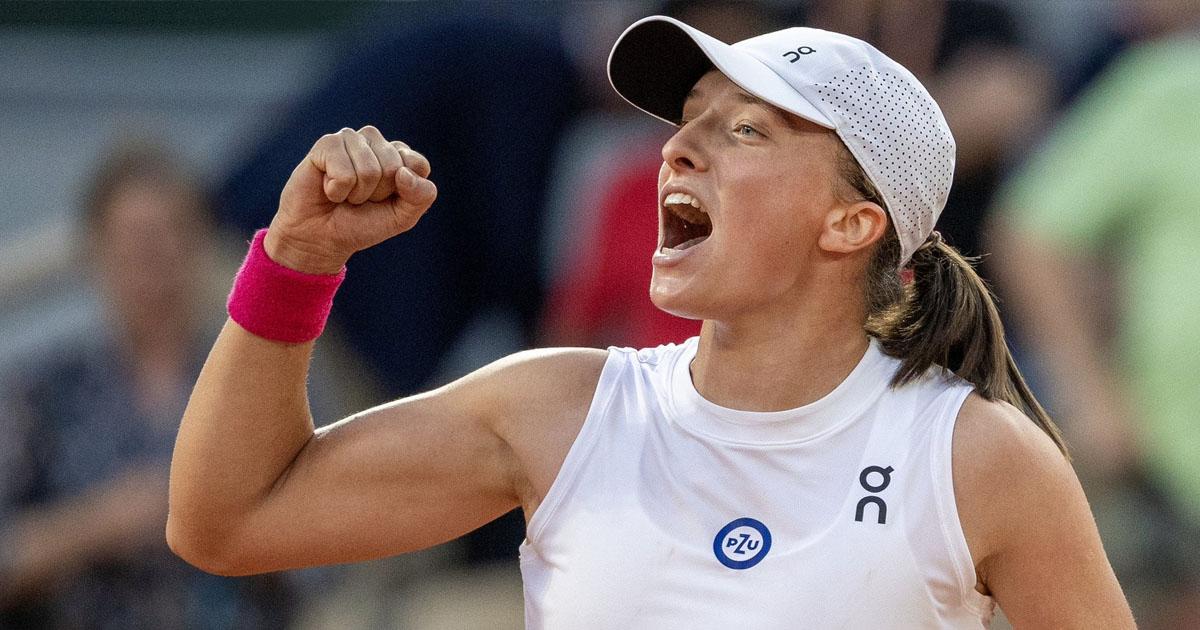 Swiatek es finalista en Roland Garros y aseguró el primer lugar de la WTA