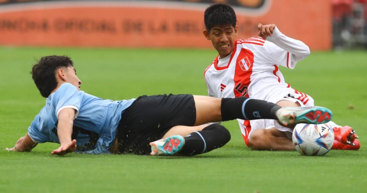 Selección Sub-15 empató ante su similar de Uruguay