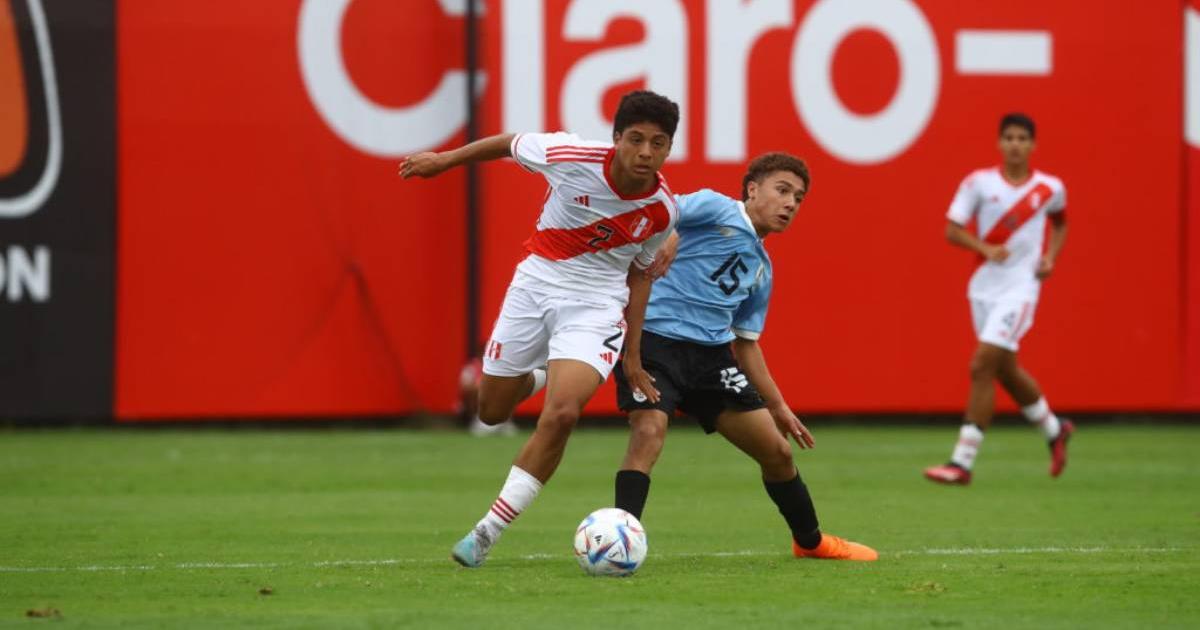 Selección Sub-15 empató ante su similar de Uruguay