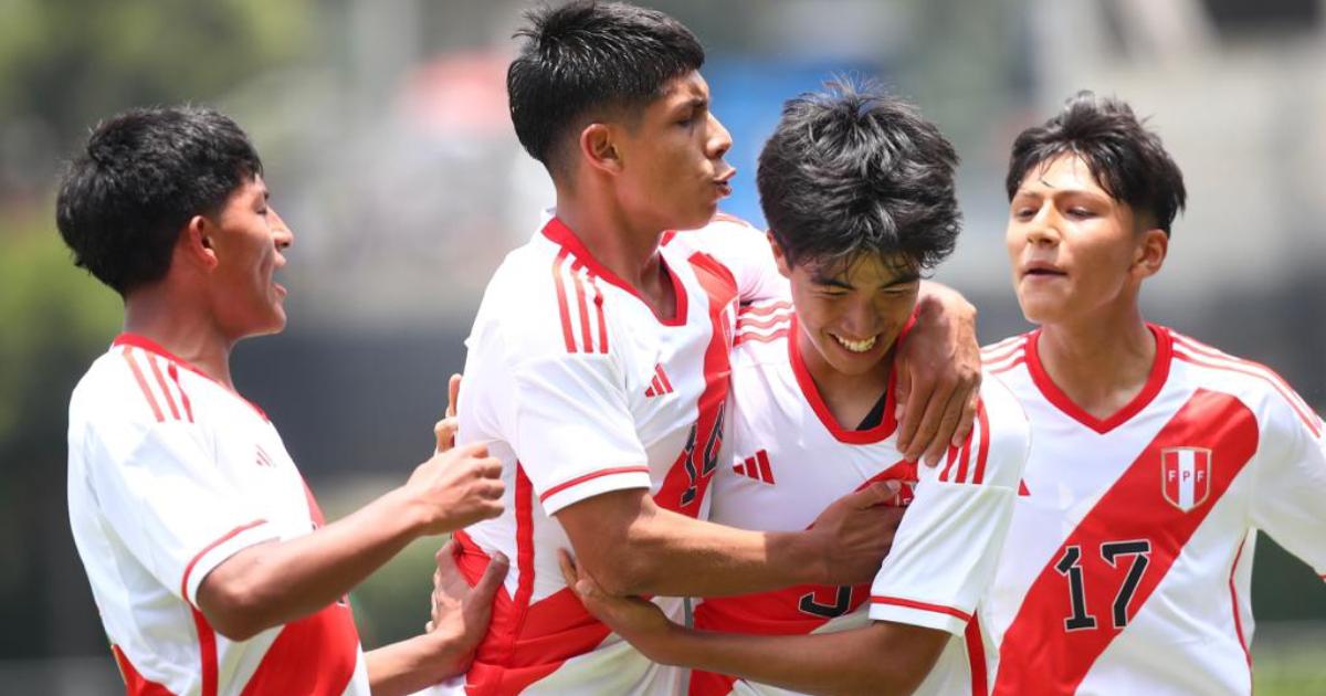 Selección Sub-15 se impuso de visita ante México