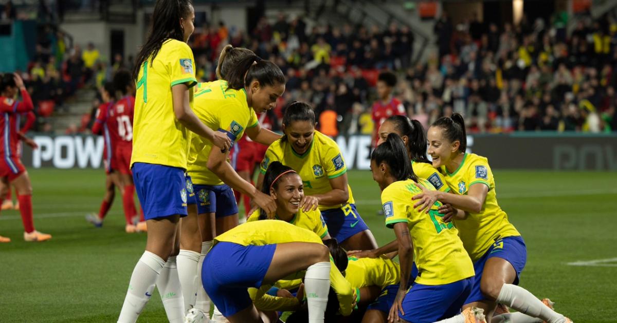 ¡Goleada de la 'Canarinha'! Brasil debutó con pie derecho en Mundial de fútbol femenino