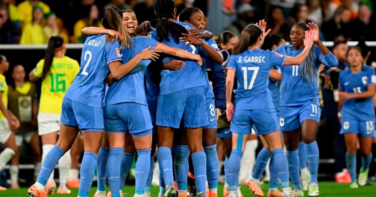 ¡Partidazo! Francia venció a Brasil y lidera grupo F del Mundial Femenino