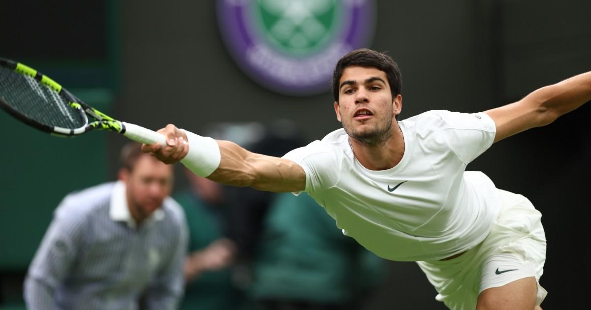 Alcaraz debutó con victoria en Wimbledon
