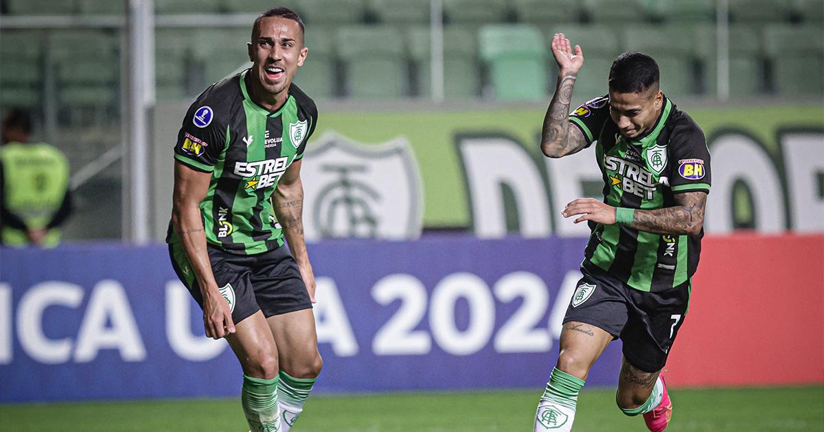 América Mineiro goleó a Colo Colo y se metió a octavos de la Copa Sudamericana