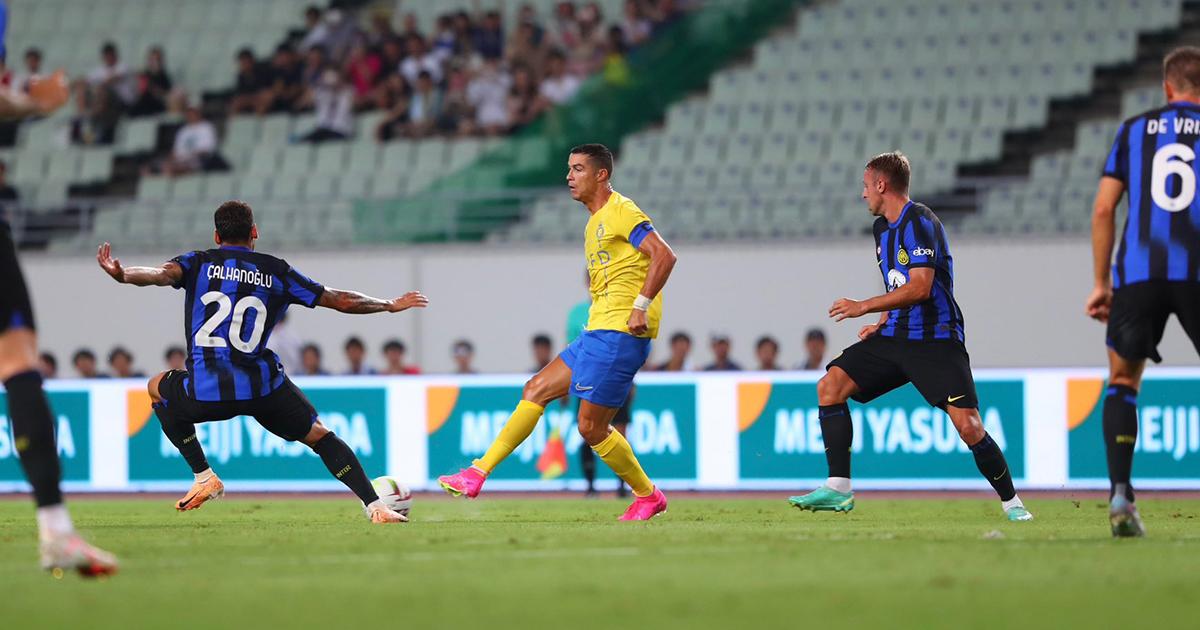 Inter de Milan y Al Nassr igualaron 1-1 en partido amistoso