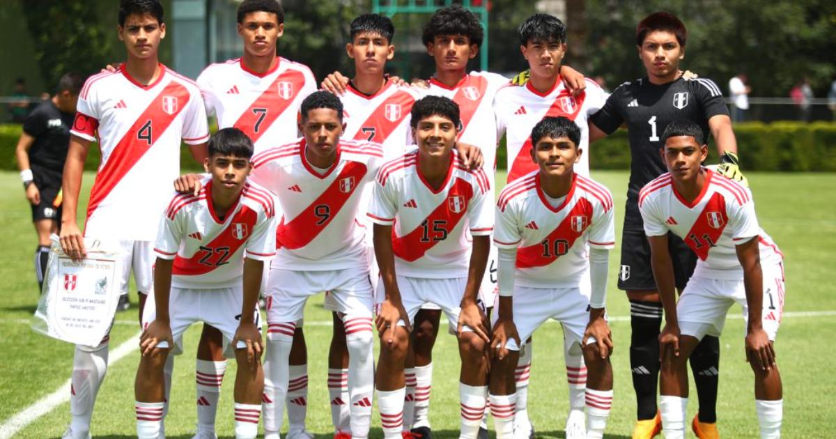 Selección Sub-15 se impuso de visita ante México