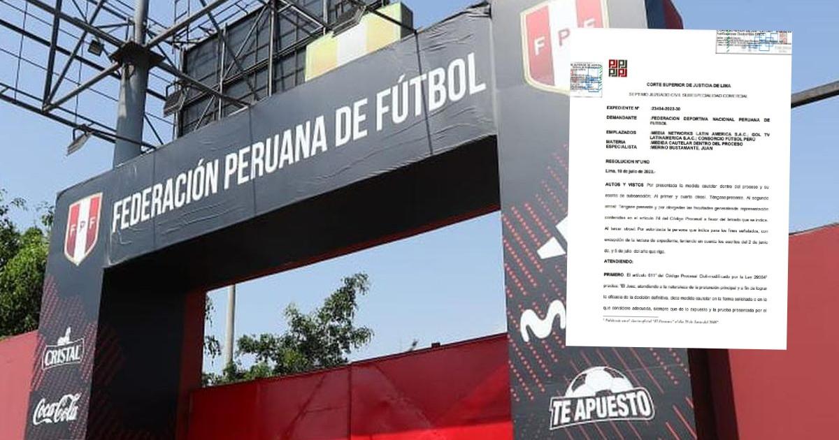 Declaran fundada cautelar a favor de FPF contra Consorcio