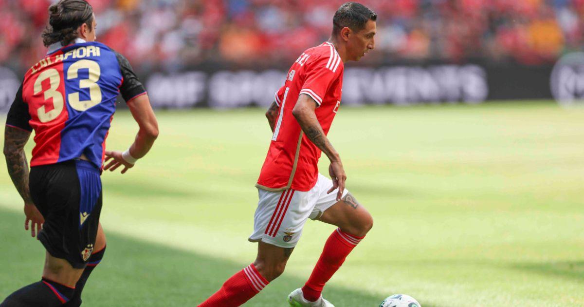 Di María volvió con gol al Benfica